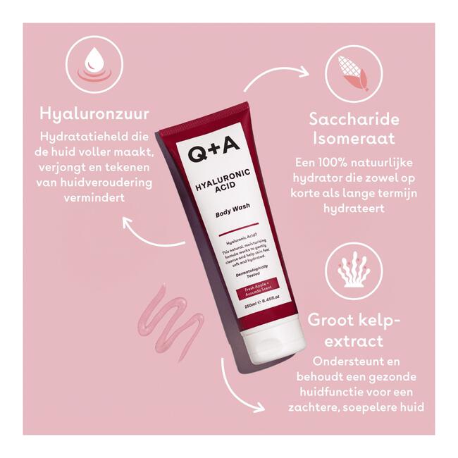 Q+A Hyaluronic Acid Body Wash 250 ML