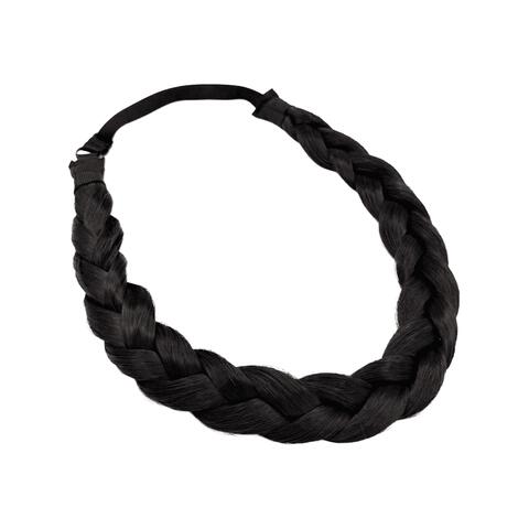 Splendid Vlecht Haarband Zwart