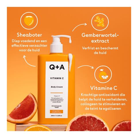 Q+A Vitamin C Body Cream 250 ML