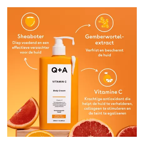 Q+A Vitamin C Bodycream 250 ML