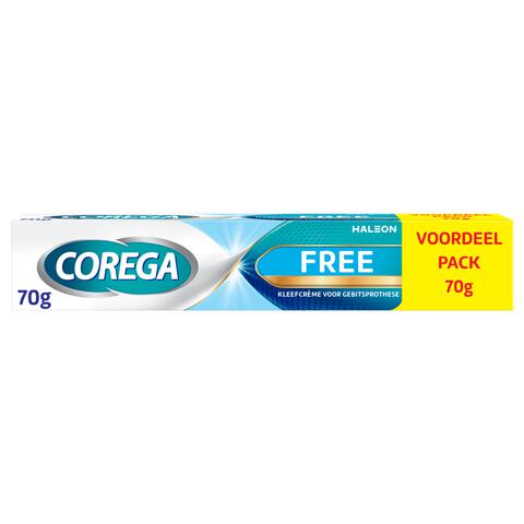 Corega Free Kleefcreme Kunstgebitten - 70 GR