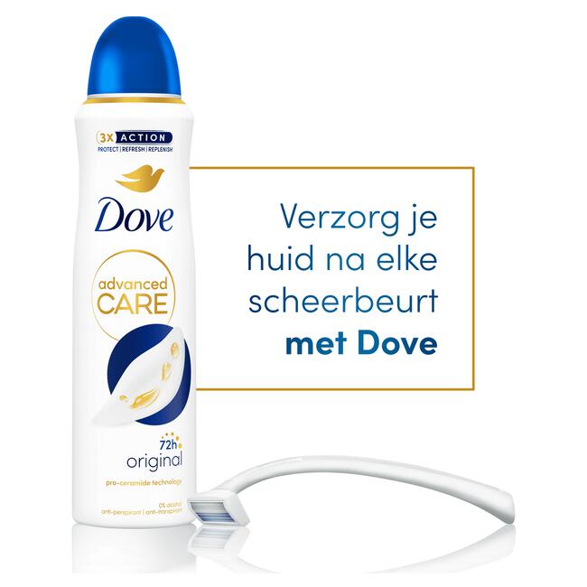 Dove Advanced Care Original Anti-Transpirant Deodorant Spray 150 ML