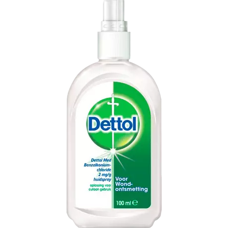 Dettol Med Benzalkoniumchloride 2 MG/G Huidspray 100 ML