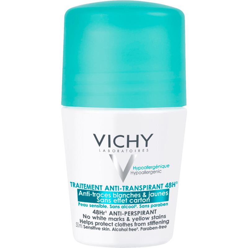 Vichy Deodorant Intense 48U Transpiratie & anti-vlekken Roller 50 ML