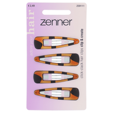 Zenner Klik-klak haarspeld kids 4x