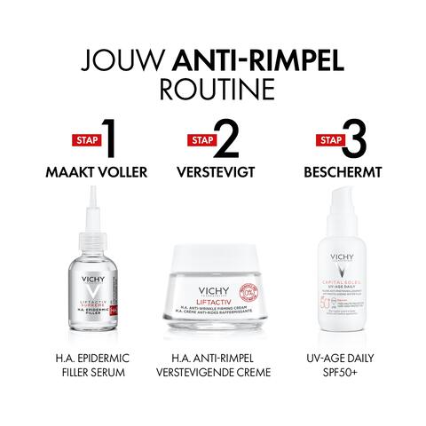 Vichy Liftactiv HA Dagcrème Zonder Parfum 50 ML