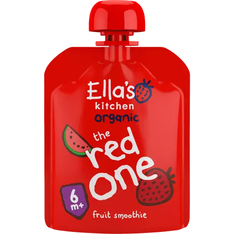 Ella's Kitchen Bio Knijpfruit Smoothie The Red One 6+ Maanden 90 gram