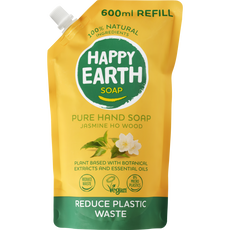 Happy Earth 100% Natural Handzeep Jasmine Ho Wood Refill 600ML