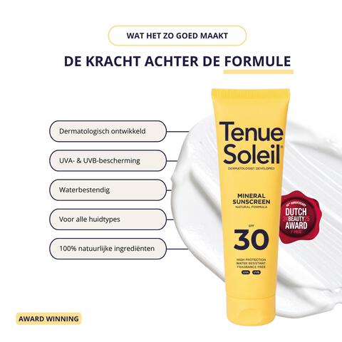 Tenue Soleil Zonnecrème SPF30 100 ML