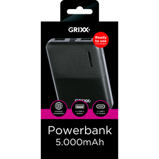 Grixx Powerbank 5000mAh