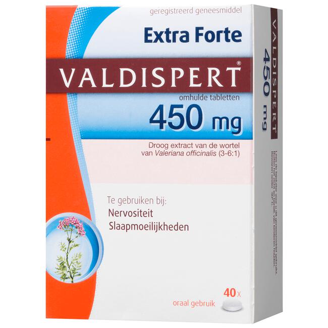Valdispert Extra Forte 450 mg 40 tabletten
