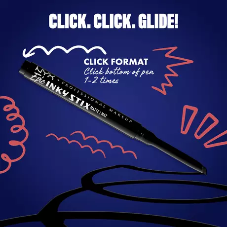 NYX Professional Makeup Epic Inky Stix Eyeliner 01 Black Screen