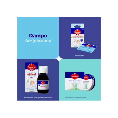 Dampo Kids Kindersiroop Alle Hoest En Vrije Luchtwegen Suikervrij 120 ML