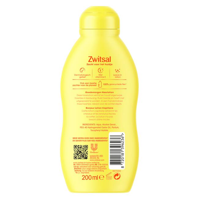 Zwitsal Baby Goedemorgen Haar Lotion 200 ML