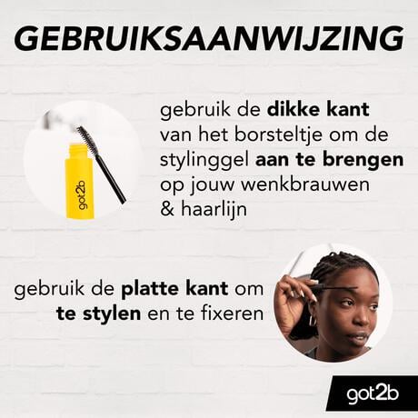 Got2b Glued 4 Brows & Edges 2-in-1 Gel 16 ML