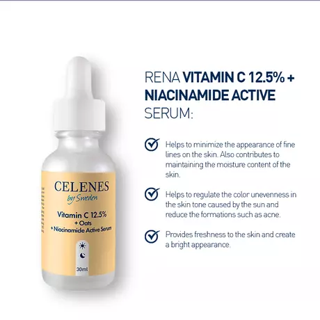 Celenes by Sweden Vitamine C 12,5% + OATS + Niacinamide 30 ML
