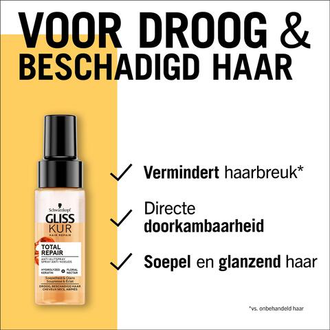 Gliss Anti-Klit Spray Total Repair Mini 70 ML &nbsp;