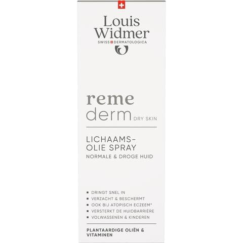 Louis Widmer Remederm Lichaamsolie Spray 150 ML