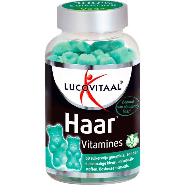 lucovitaal haar vitamine 60 gummies