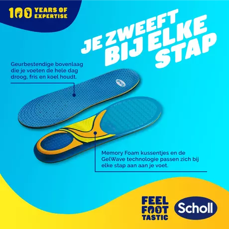 Scholl GelActiv Insoles Casual S