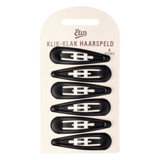 Etos Klikklak Zwart 6St