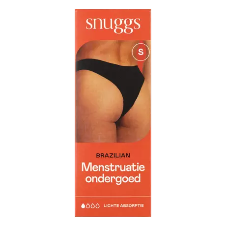 Snuggs Brazilian Light Menstruatie Ondergoed Maat S