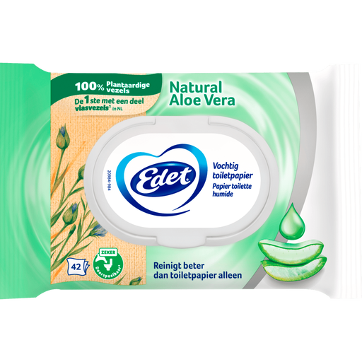Edet Aloë Vera Vochting Toiletpapier 42 stuks