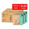 Etos Puur &amp; Zacht Luiers Midi Maat 3 6-10 kg Megabox 90 stuks