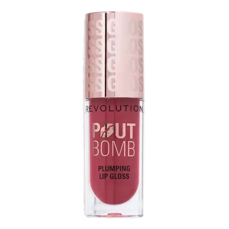 Revolution Pout Bomb Plumping Gloss Wild Mauve Pink