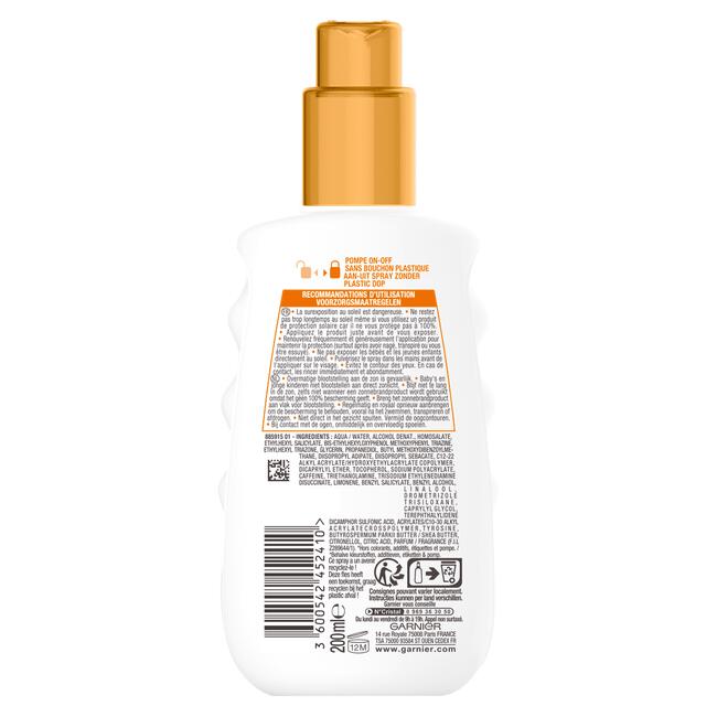 Garnier Ambre Solaire Ideal Bronze Zonnebrandspray SPF 30 200 ML