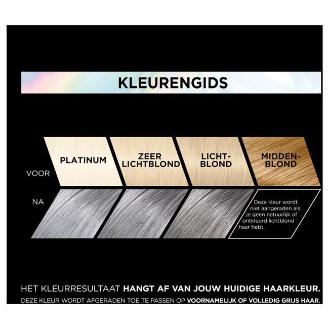 L'Oréal Paris Preference Vivids Permanente Haarverf 10.112 Silver Grey Soho