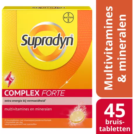 Supradyn Complex Forte Multivitamine Extra Energie Bruistabletten 45 stuks