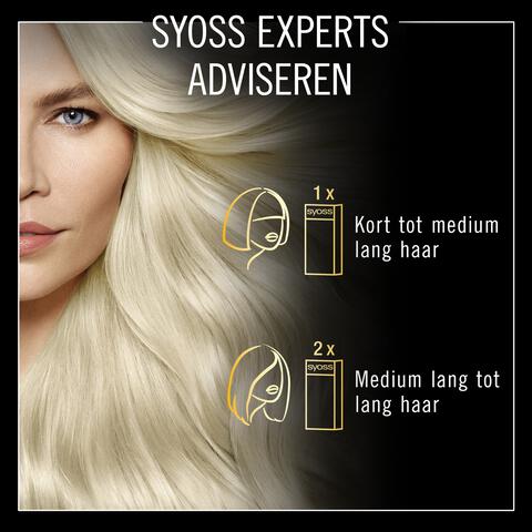 Syoss Oleo Intense  Permanente Haarkleuring 10-50 Licht Asblond