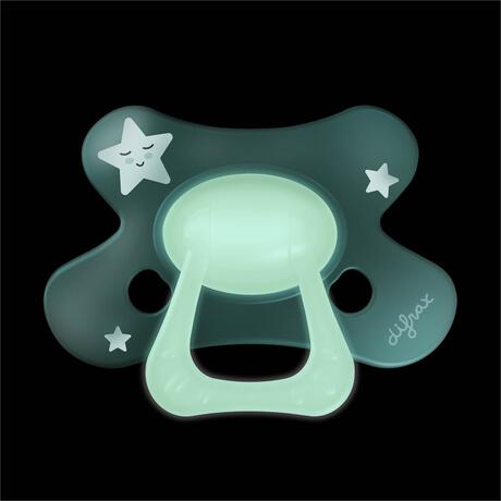 Difrax Fopspeen Natural 12+ Maanden Glow in the dark BPA-vrij