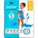 Etos Luiers Junior Maat 5 11-16 kg Mid Pack 24 stuks