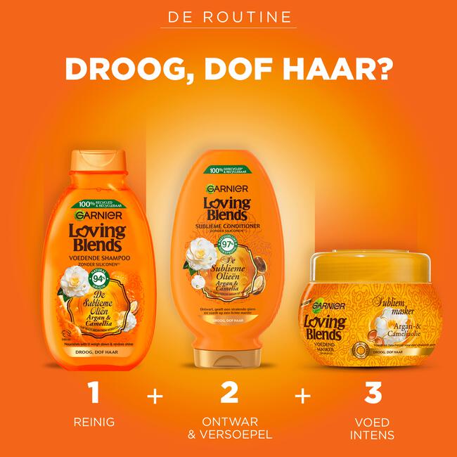 Garnier Loving Blends Argan & Cameliaolie Shampoo 300 ML