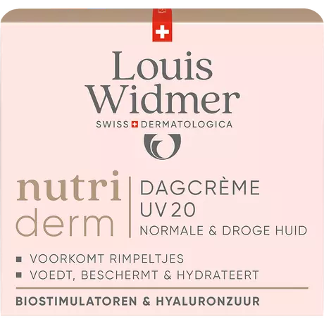 Louis Widmer Nutriderm Dagcrème UV SPF 20 Licht Geparfumeerd 50 ML