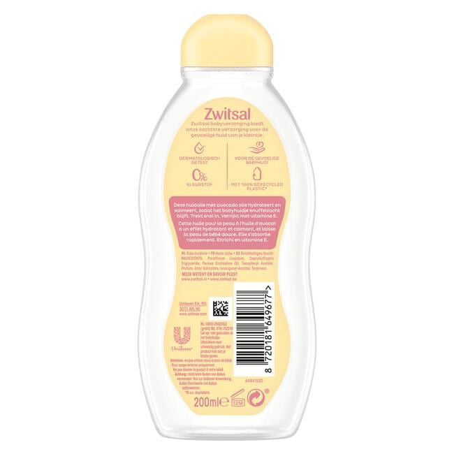 Zwitsal Rijke Olie 200 ML