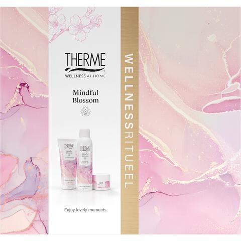 Therme Mindful Blossom Cadeauset Shower Foam Body Butter Shower Scrub