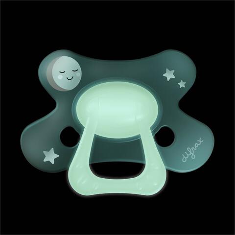 Difrax Fopspeen Natural 18+ Maanden Glow in the Dark BPA-vrij