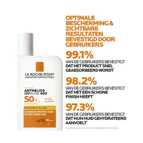 La Roche-Posay Anthelios UVMune 400 Onzichtbare Zonnefluide SPF50+ 50 ML