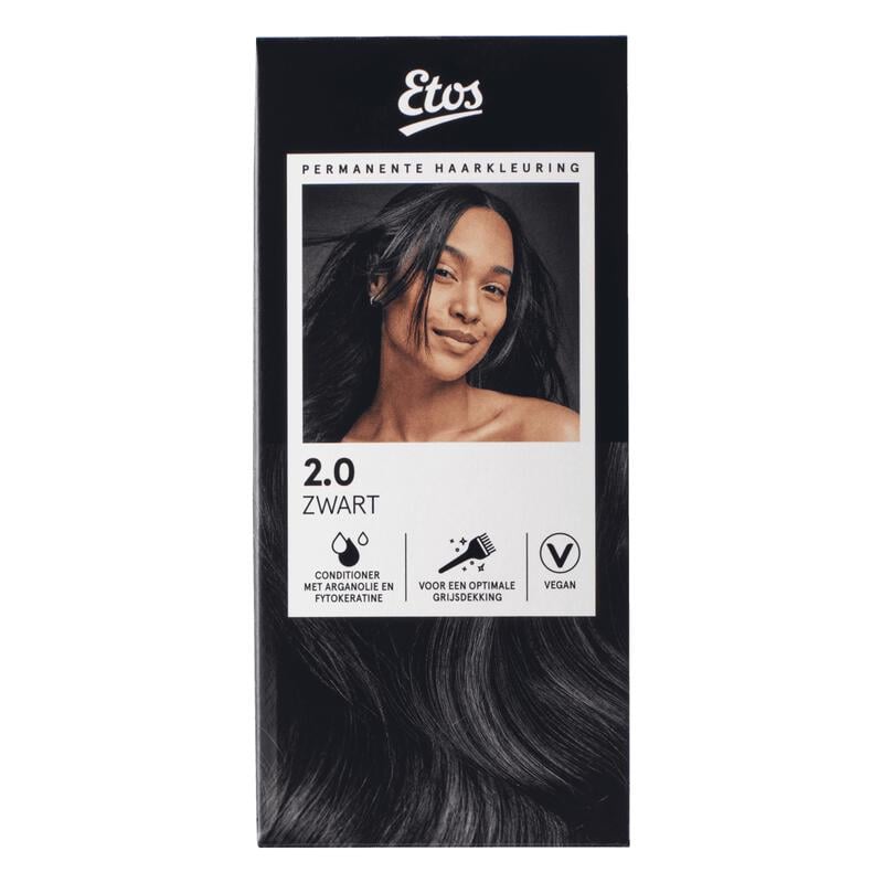 Etos Permanente Haarkleuring 2.0 Zwart