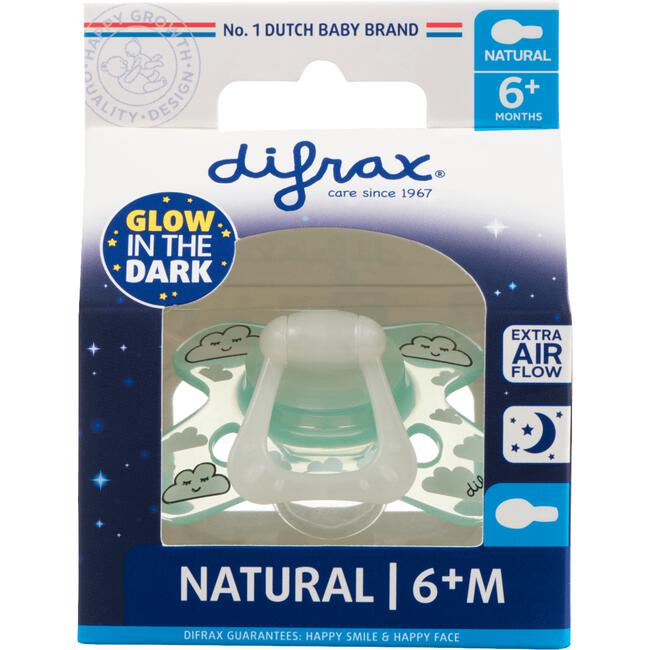 Difrax Fopspeen Natural 6+ M Glow In The Dark