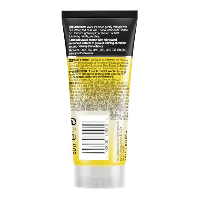 John Frieda Sheer Blonde Go Blonder Shampoo Mini 50 ML