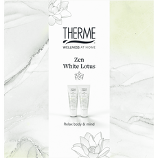 Therme Zen White Lotus Shower Satin & Hand Balm set