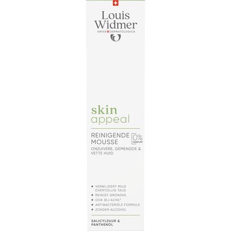 Louis Widmer Skinappeal Reinigende Mousse Zonder Parfum 150 ML