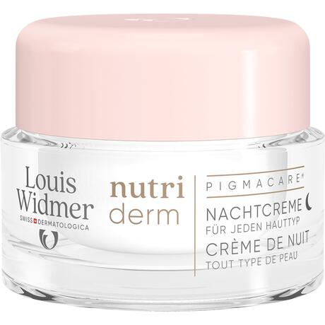 Louis Widmer nutriderm Pigmacare Nachtcrème Zonder Parfum 50 ML