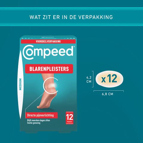 Compeed Blarenpleisters Medium 12 Pleisters
