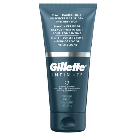 Gillette Intimate 2-In-1 Scheercrème & Reiniger Voor Intieme Zone 177 ML