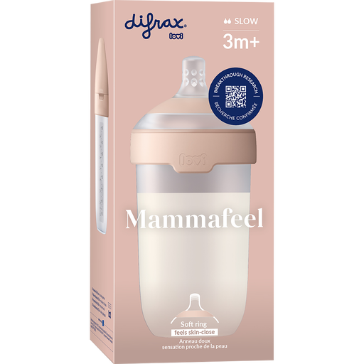 Difrax LOVI Mammafeel Fles 3M+ 250 ML